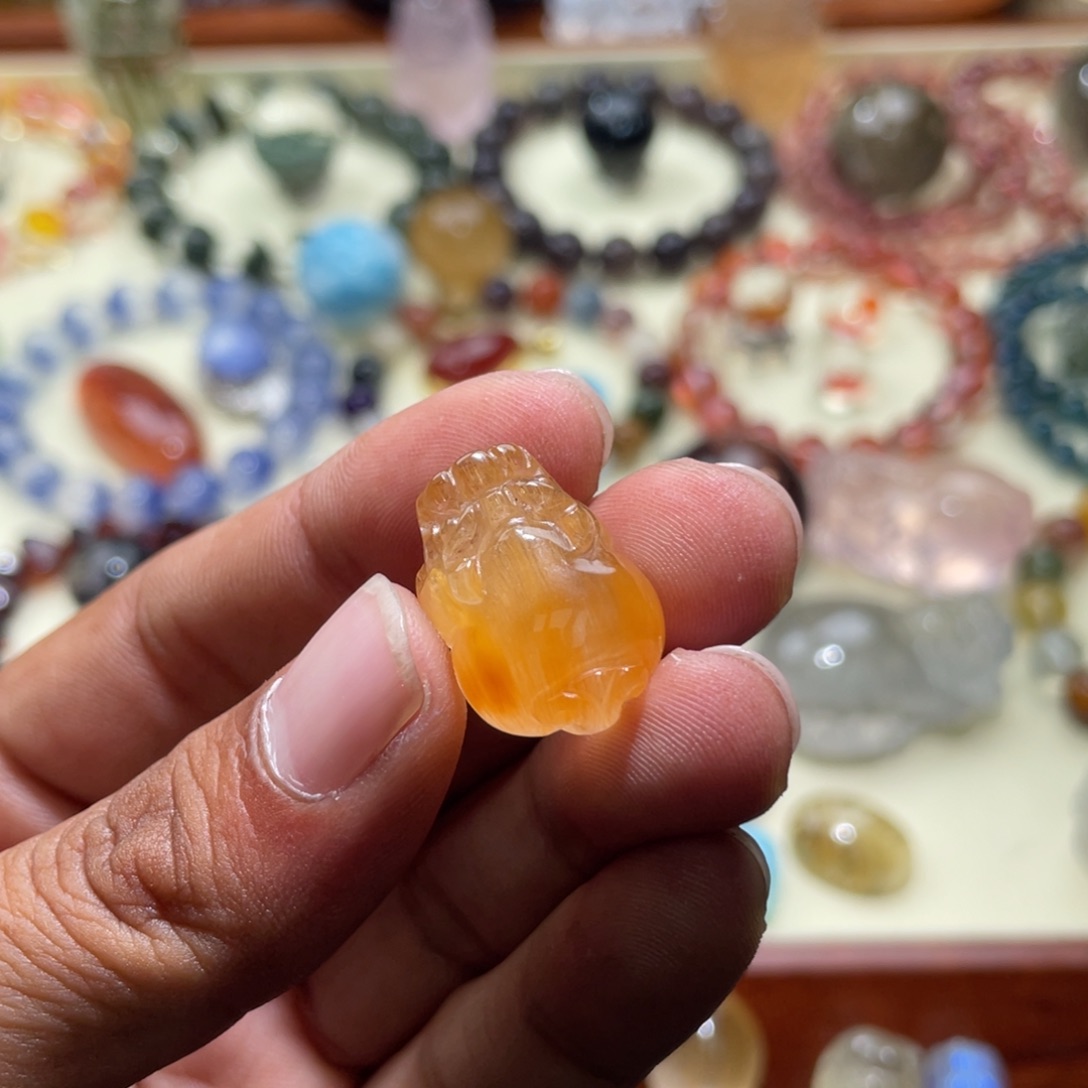 笑***云水晶吊坠(不含链)未镶嵌