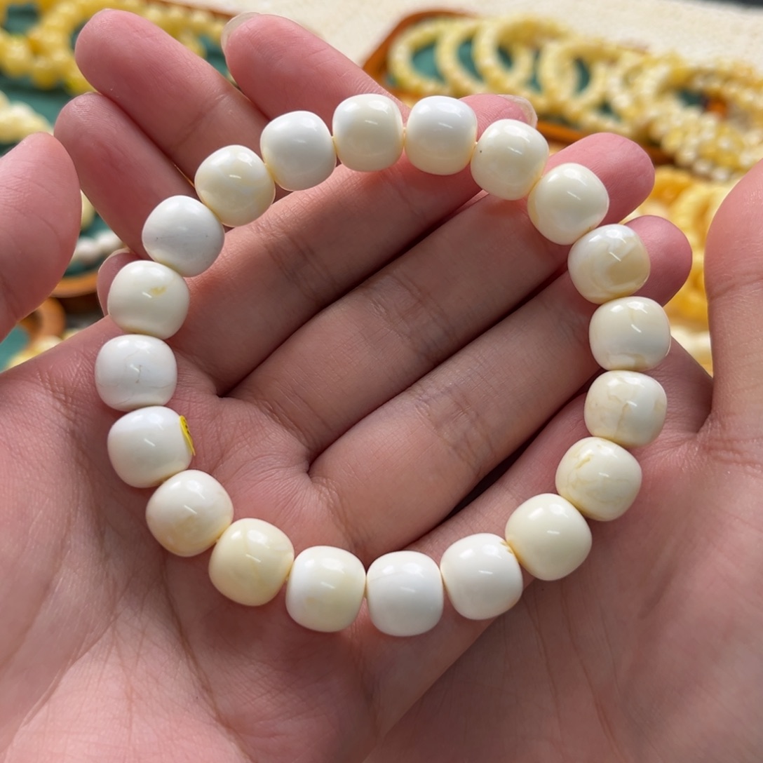 琥珀手链未镶嵌老型11.5m