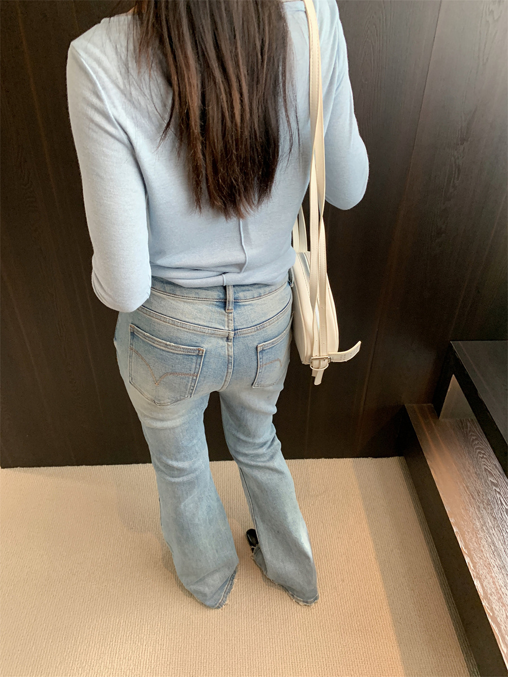 薄款防晒夏季海盐蓝条纹防晒衬衫条纹时尚珠片宫廷风显瘦气质洋气
