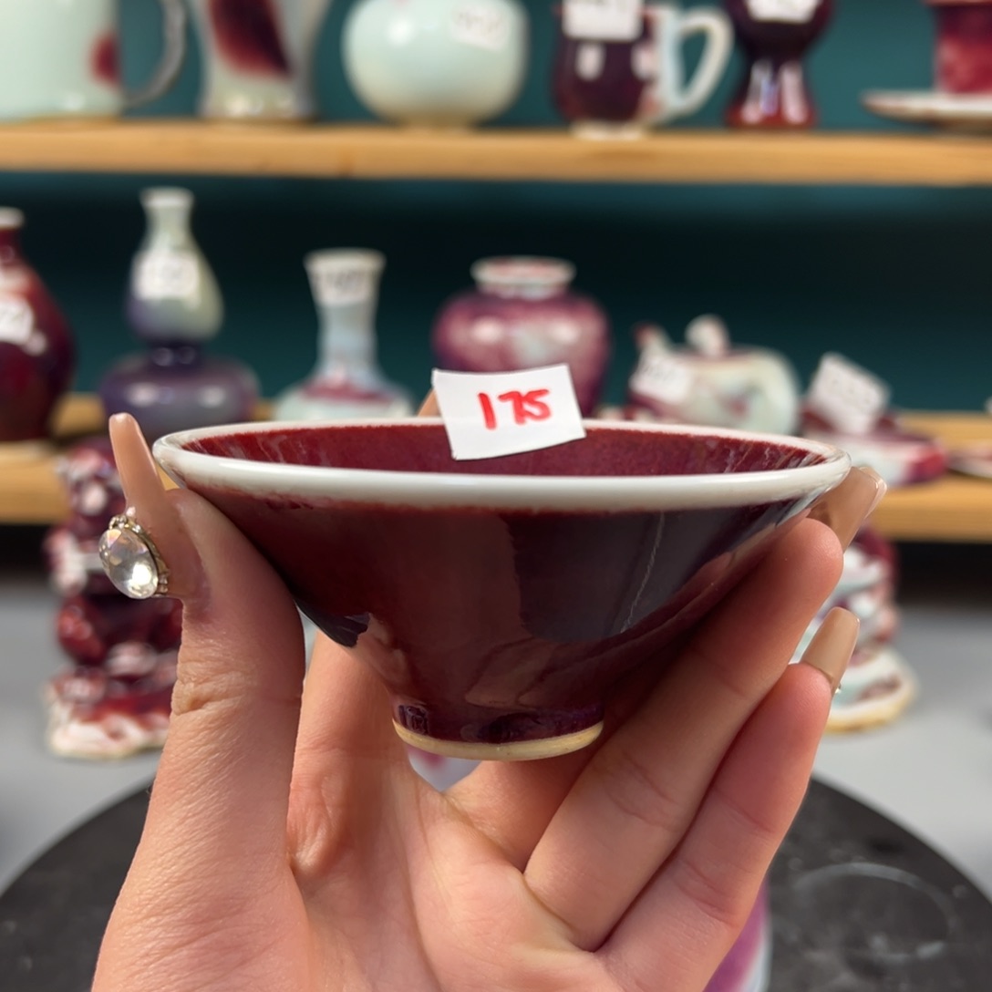 瓷片微瑕主人杯纯手工