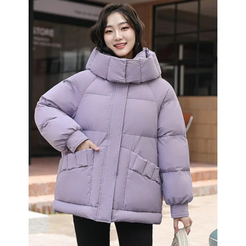 【503】断色清仓 短款韩版百搭休闲百搭纯色外套加厚