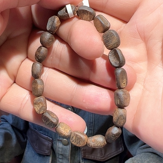 沉香手串白棋沉水板头0.7多样性发货1条