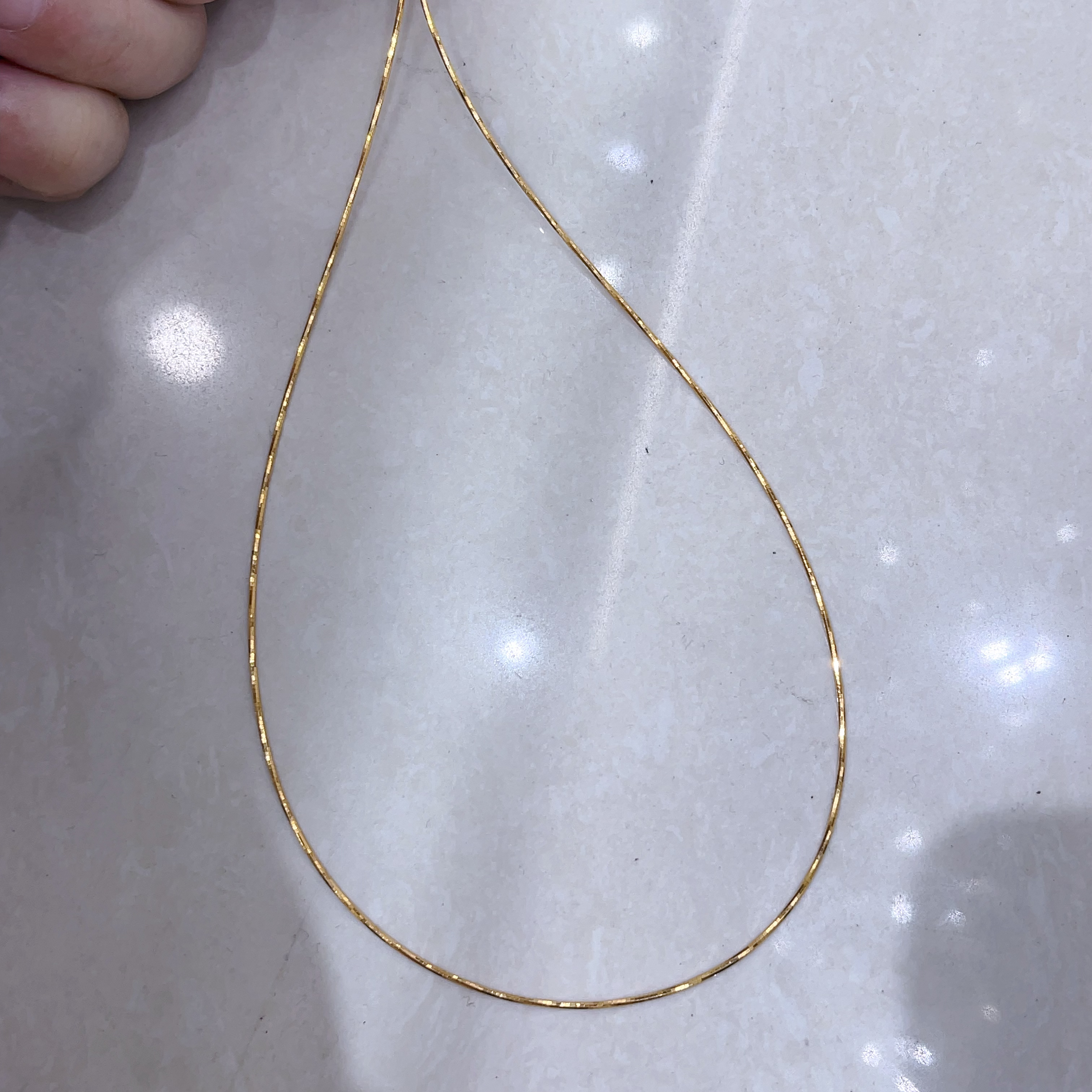 链子925银 F515金色项圈款万能链条