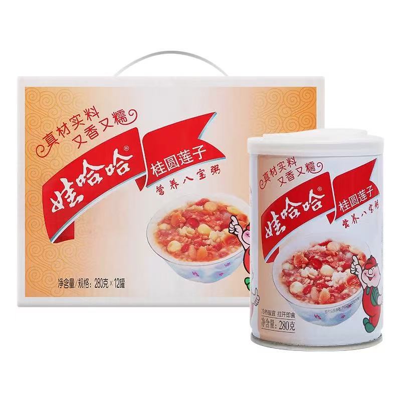 娃哈哈桂圆莲子八宝粥360g