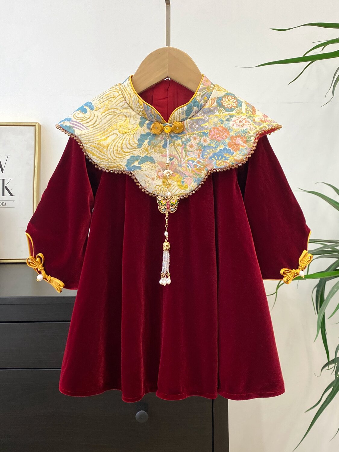 周岁礼服新款礼服秋冬新款抓周礼服