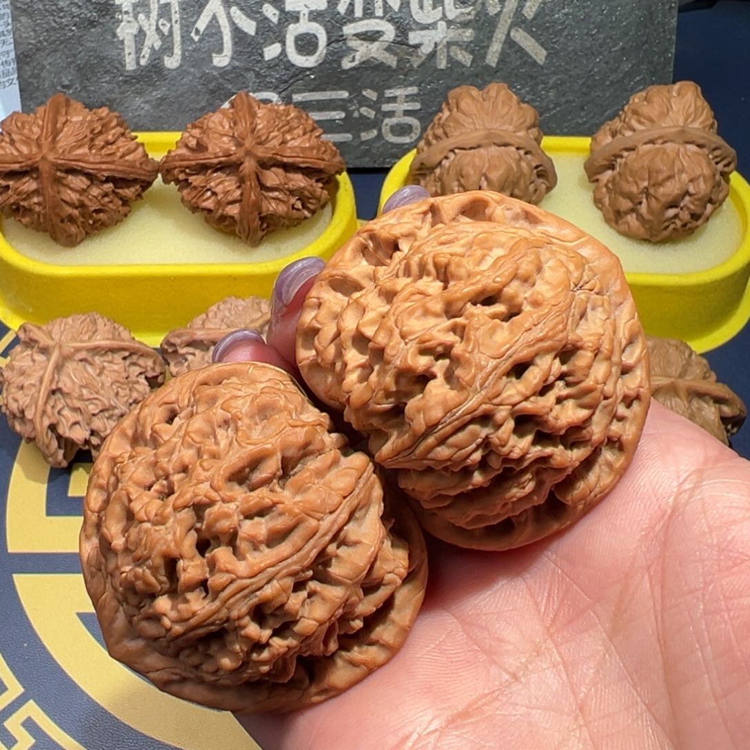 文玩核桃把件水龙纹47毕业