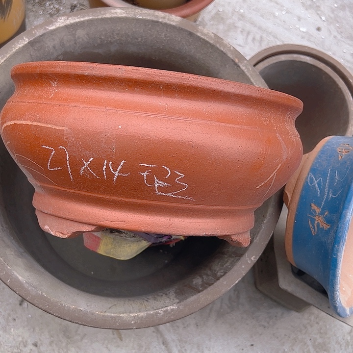 紫砂花盆特价清仓处理