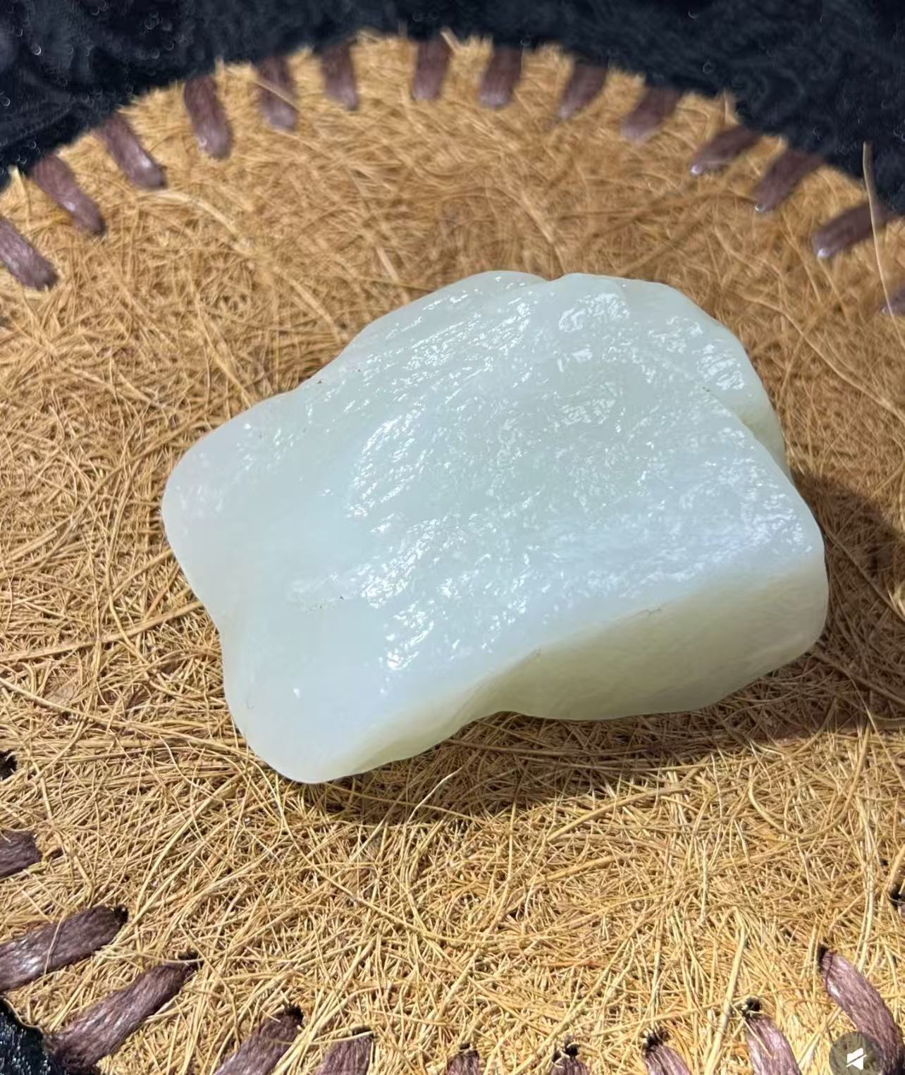 和田玉山料天然精品白玉