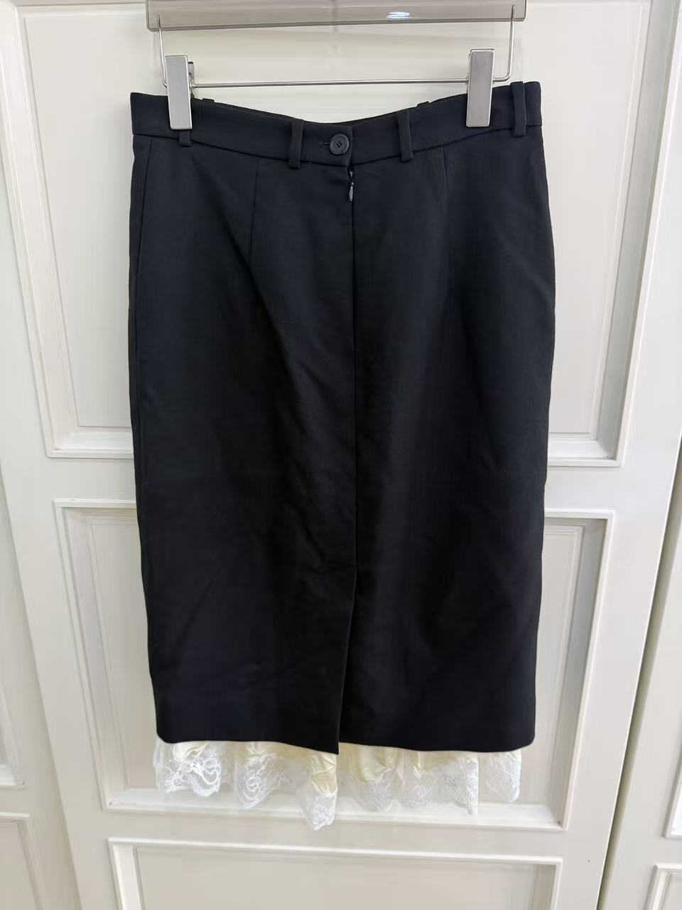 99新 Balenciaga/巴黎世家 蕾丝半身裙38码