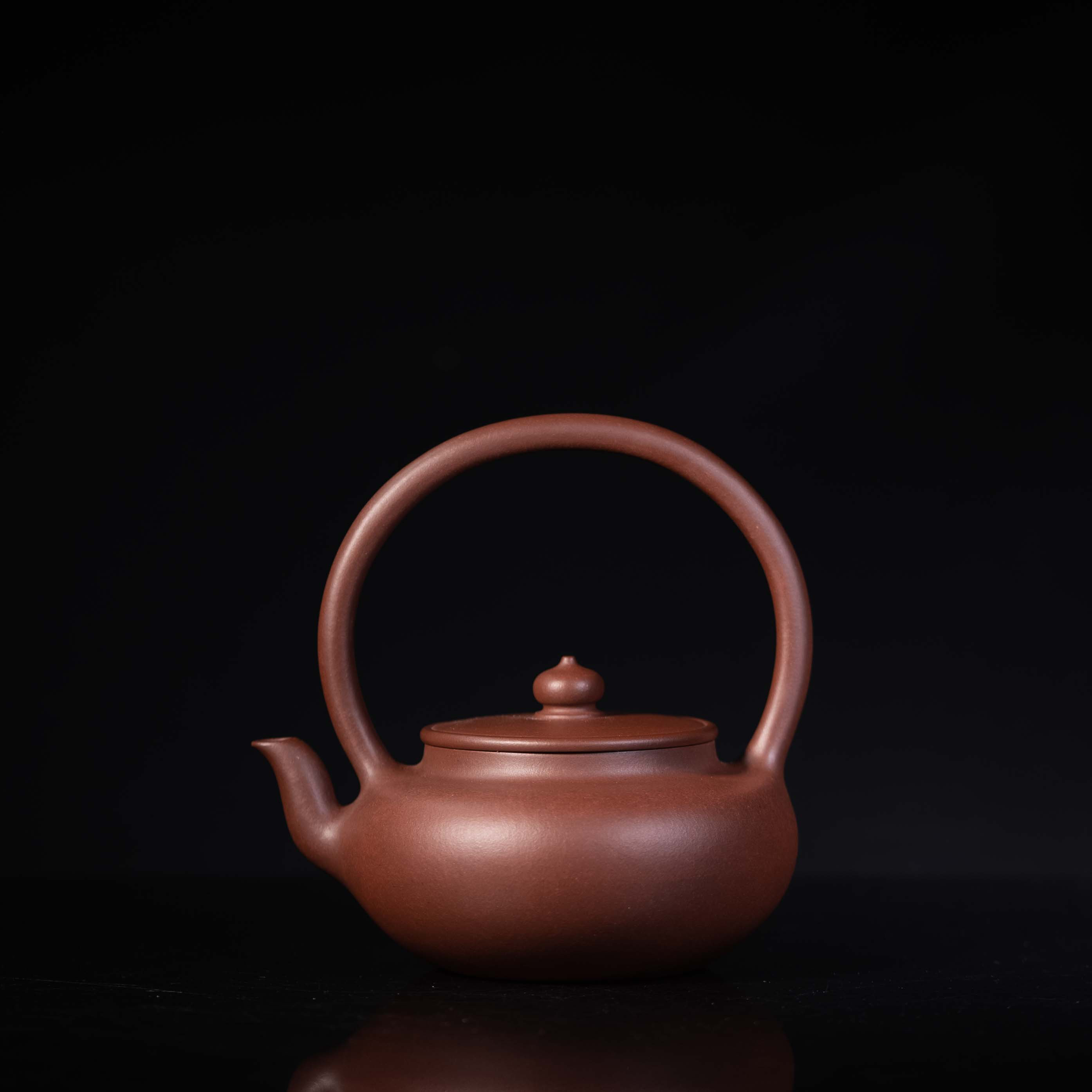 王仕平制全手工旭帽提梁壶
