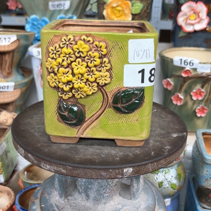 紫砂花盆粗陶材质多肉花盆