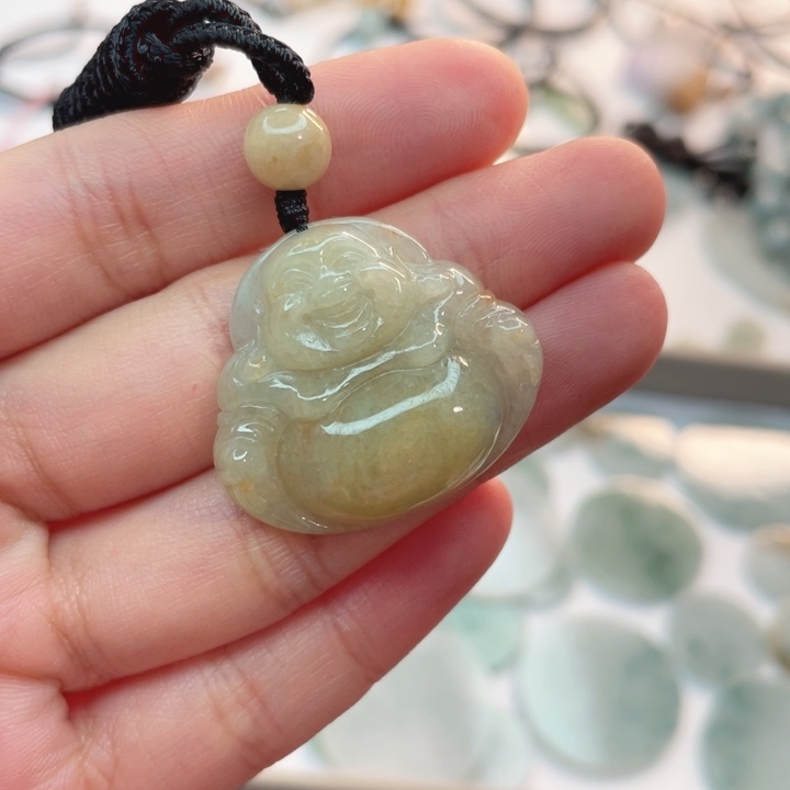 翡翠未镶嵌颈饰A货翡翠不退不换