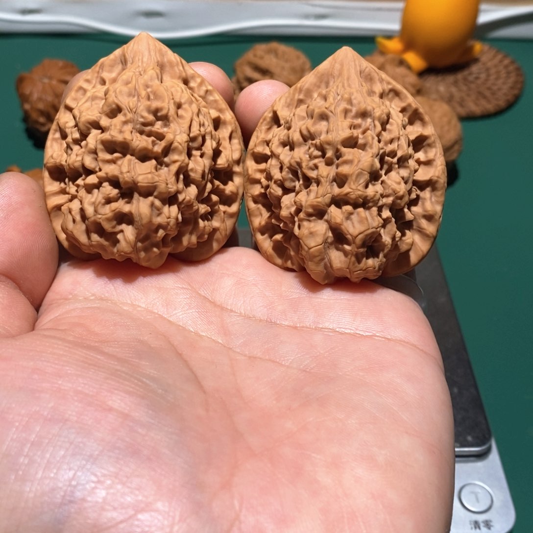 文玩核桃把件矫****?46官帽全品