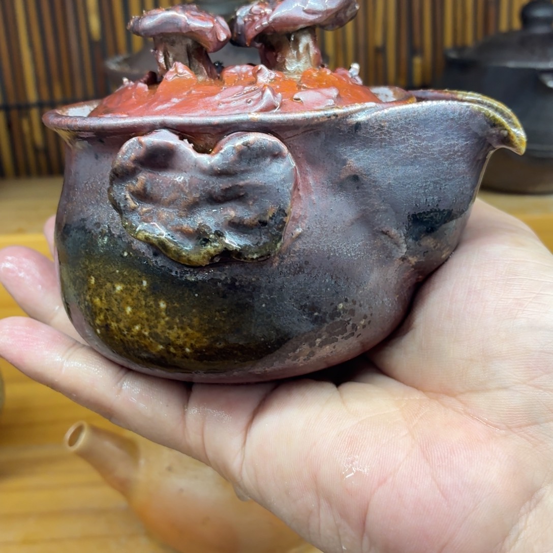 陶园柴烧精品高货682瑕
