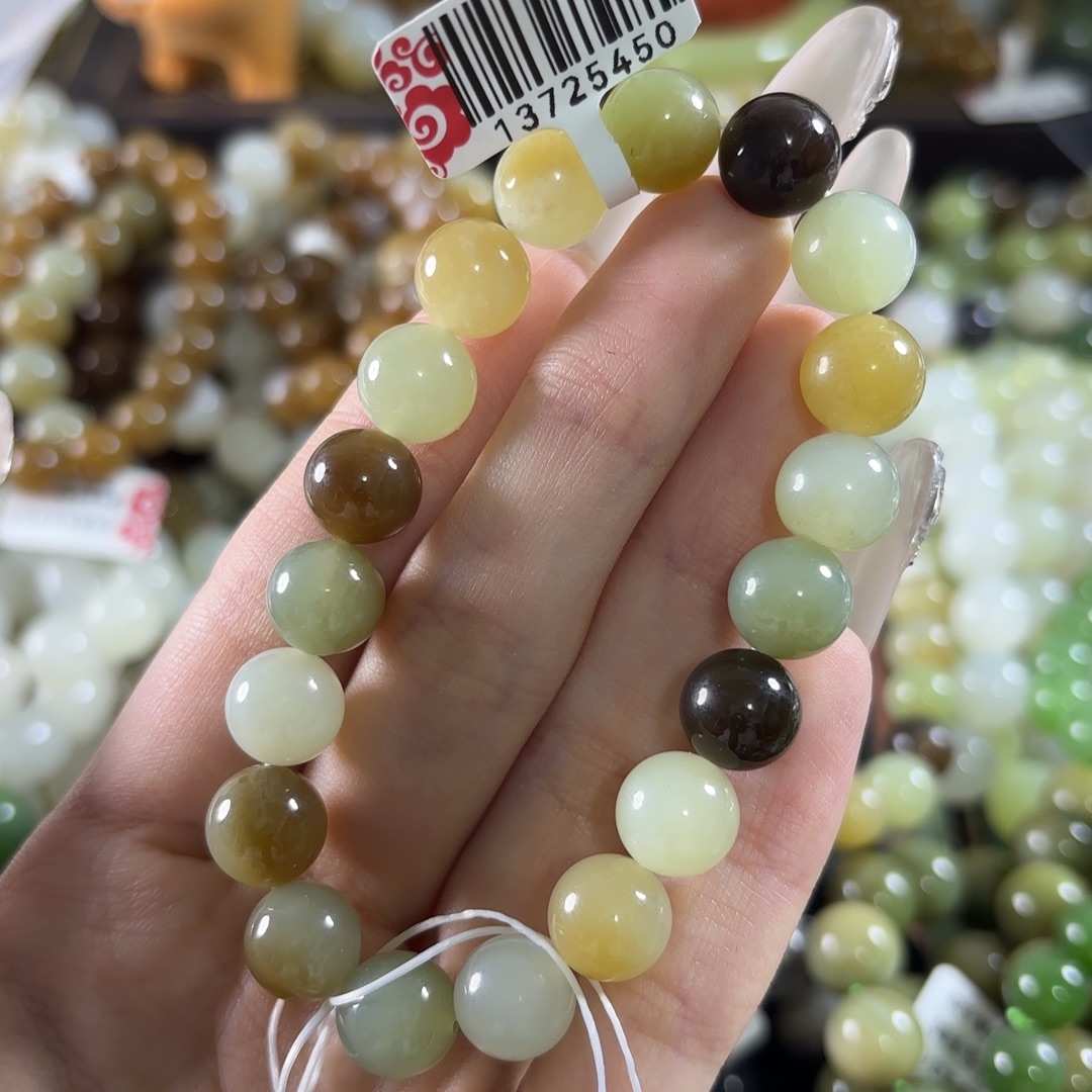 和田玉未镶嵌手链62