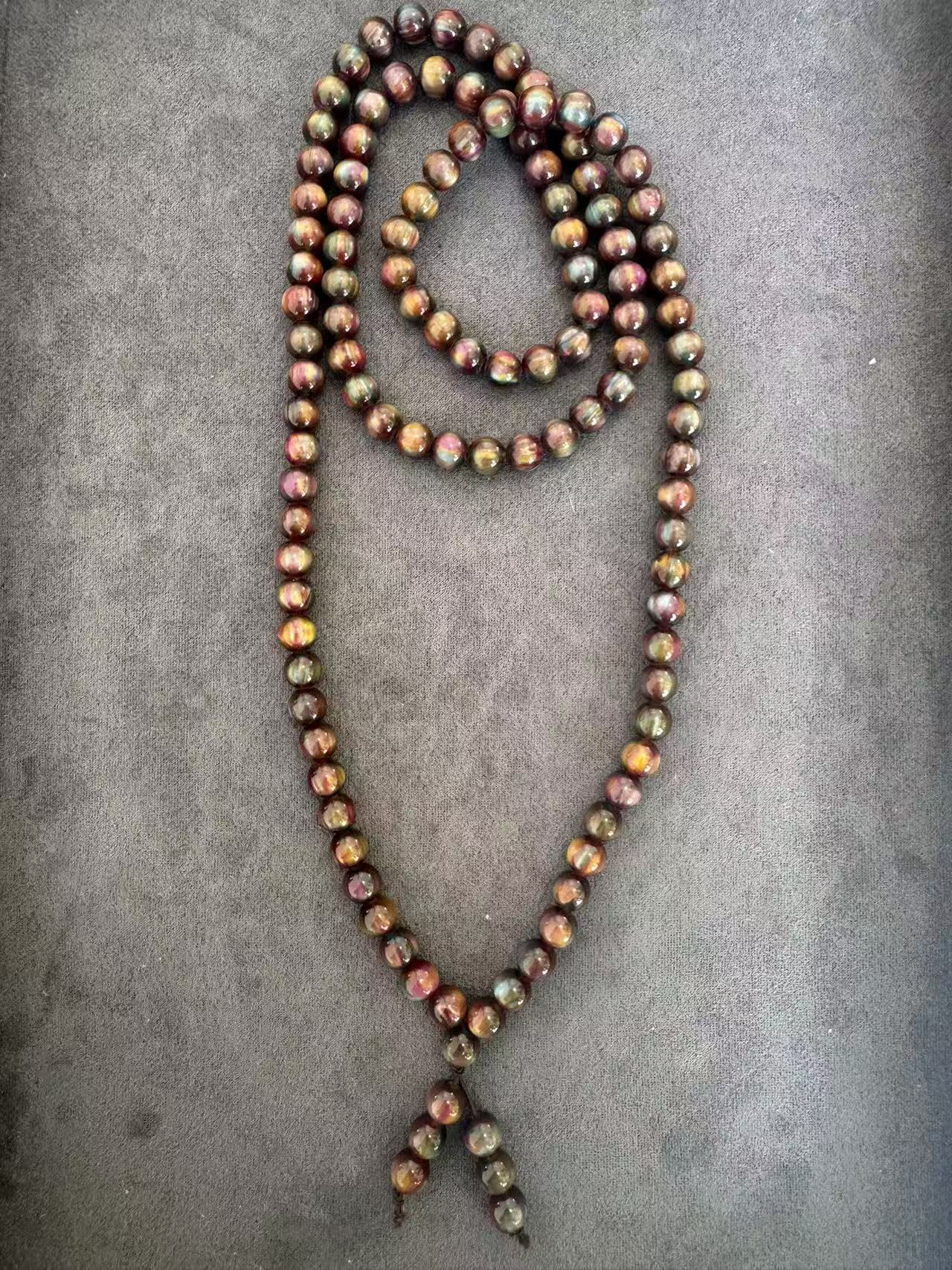 精品时尚多彩圆珠坠项链249