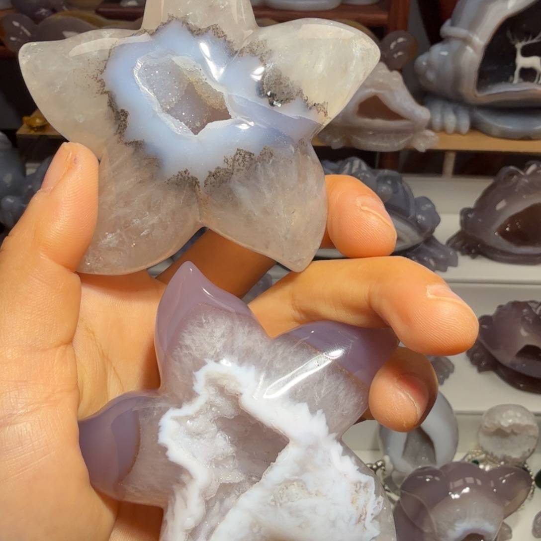 恢***恢玛瑙/玉髓未镶嵌摆件