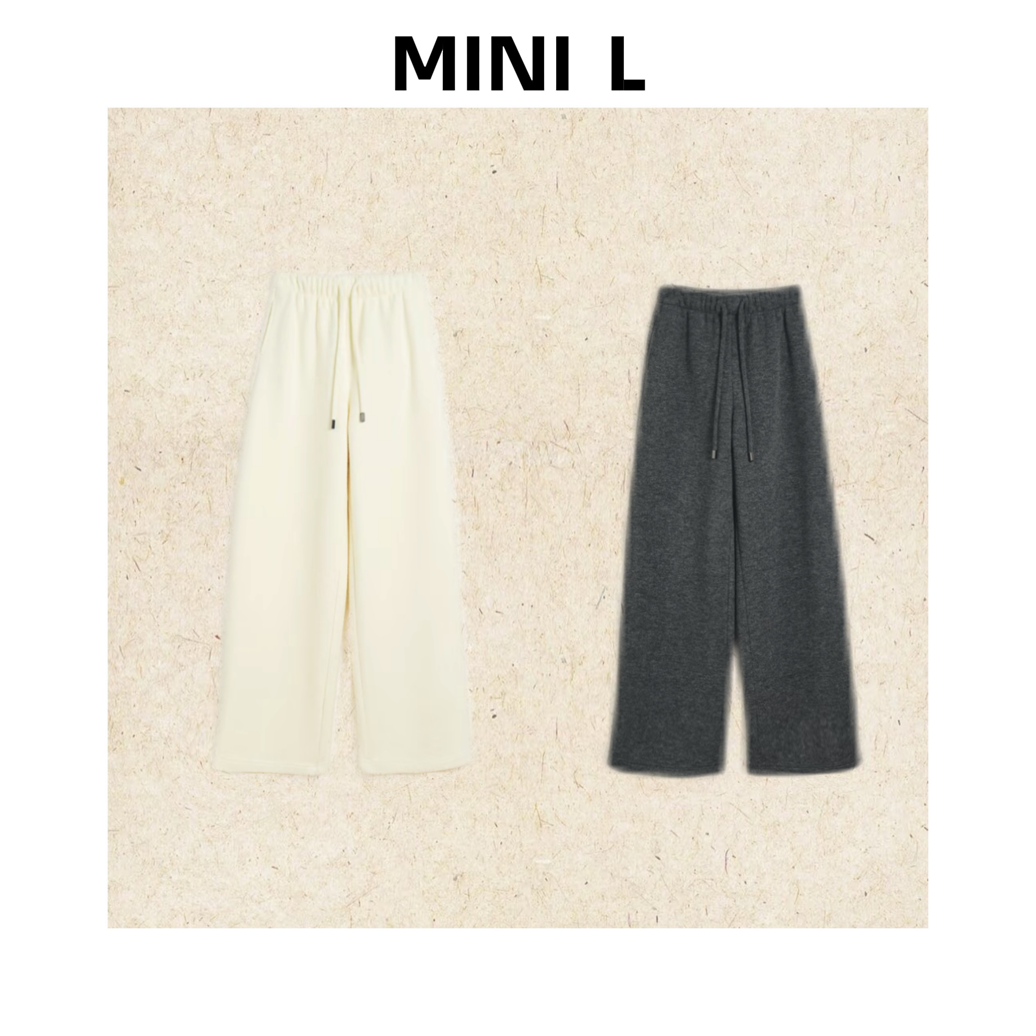 [MINI L]“暖风机”羊毛桑蚕丝通勤必备腔调百搭直筒长裤