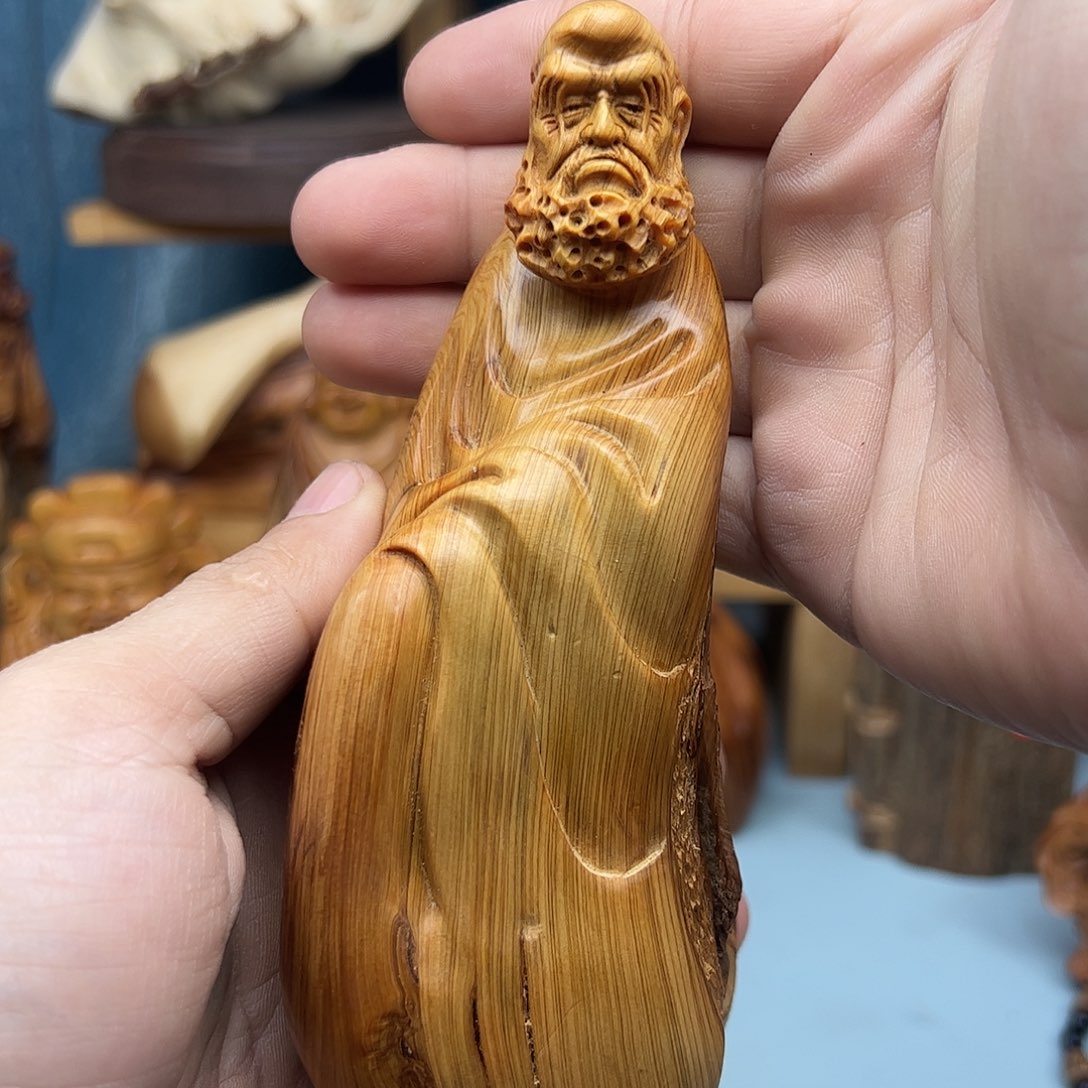 木老****玩柏木摆件手把件