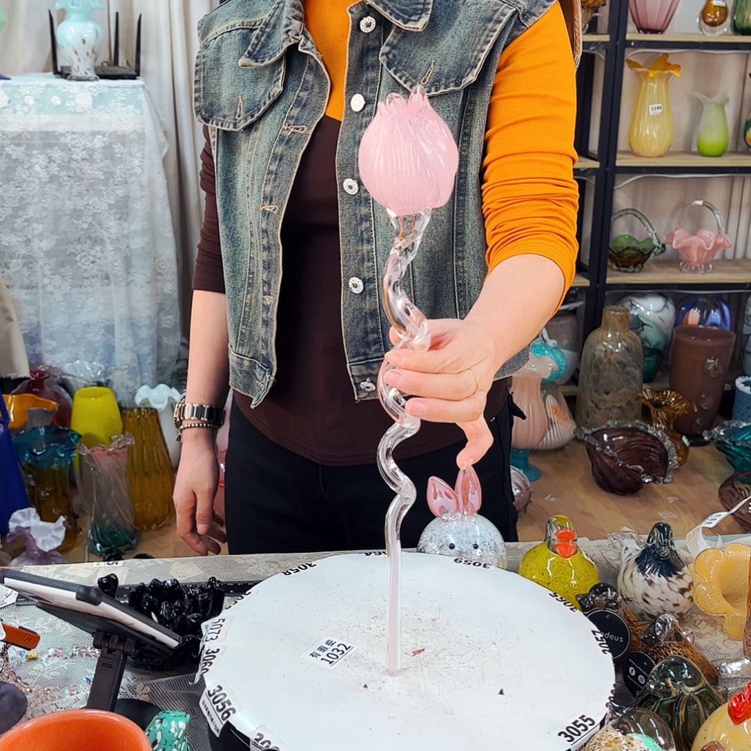 荷苞不完美家悦琉璃工艺品