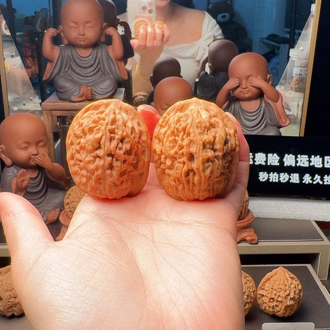 文玩核桃吊坠39全品莲花