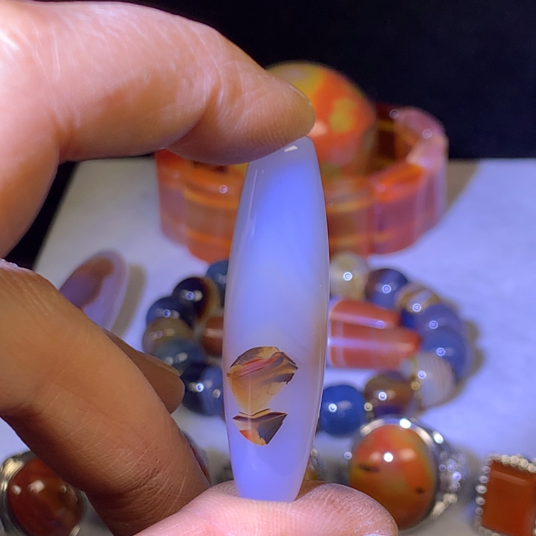 玛瑙/玉髓未镶嵌颈饰