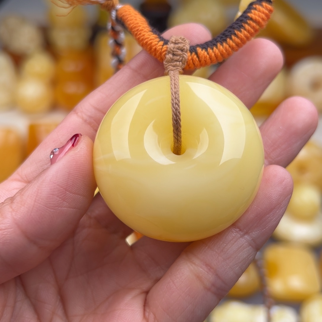 琥珀裸石未镶嵌纯天然琥珀蜜蜡无优化