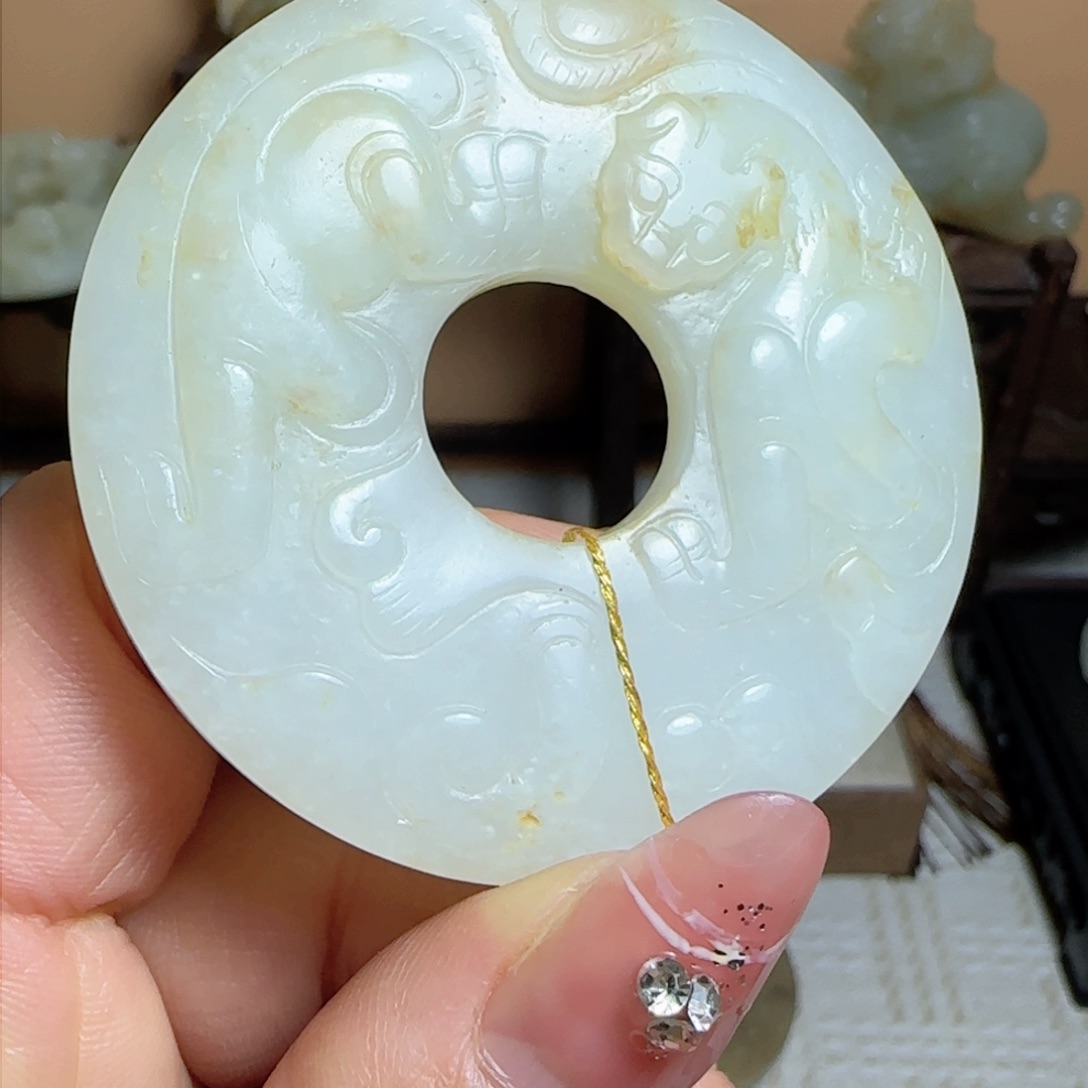 和田玉挂件未镶嵌