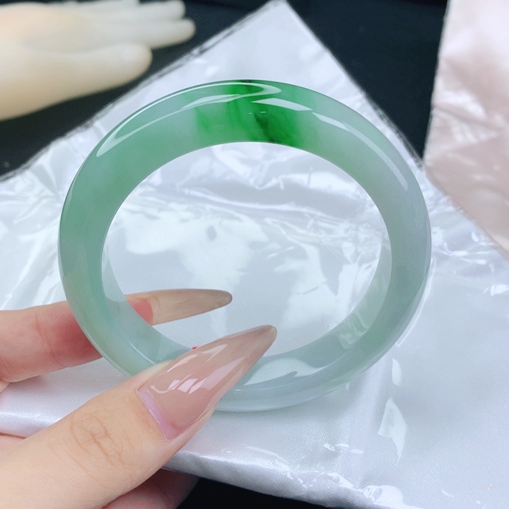 未镶嵌手镯翡翠57-58圈口