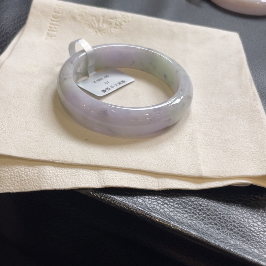 m***e翡翠未镶嵌手镯纹57