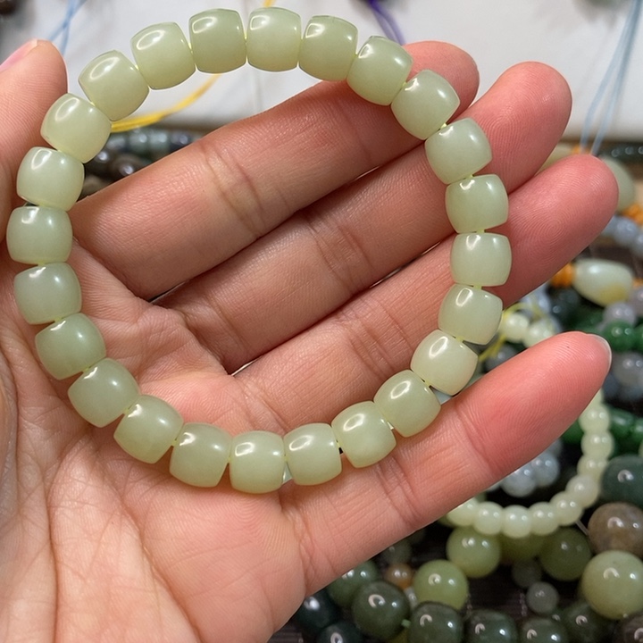 和田玉手串未镶嵌