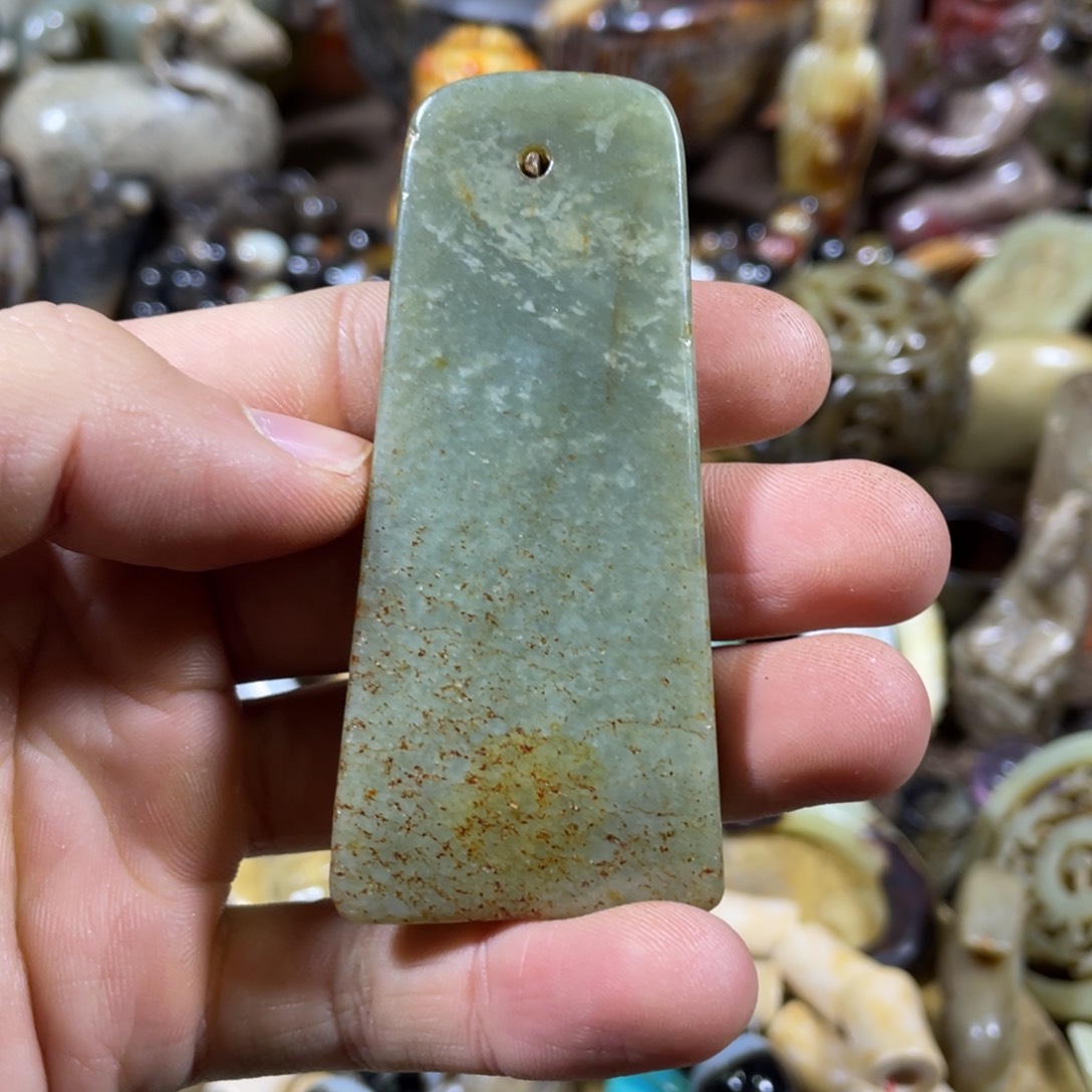 和田玉未镶嵌吊坠(不含链)