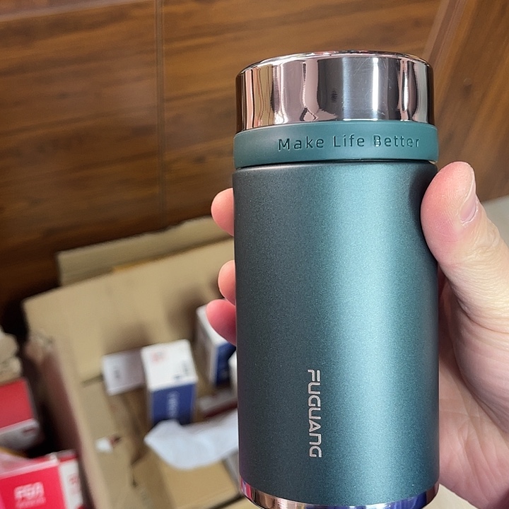 茶隔款玻璃富光口袋保温杯