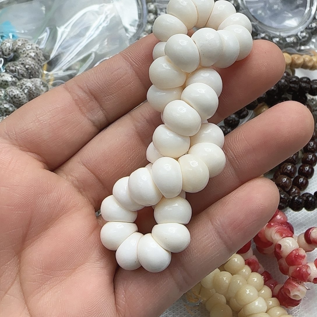 岩***风手串星月菩提90一物一图10蒜瓣大肠不抽真空