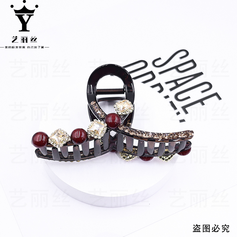 艺丽丝 巴黎王妃 [方糖&金华] 安可拉红精致小抓夹4.5cm YL795