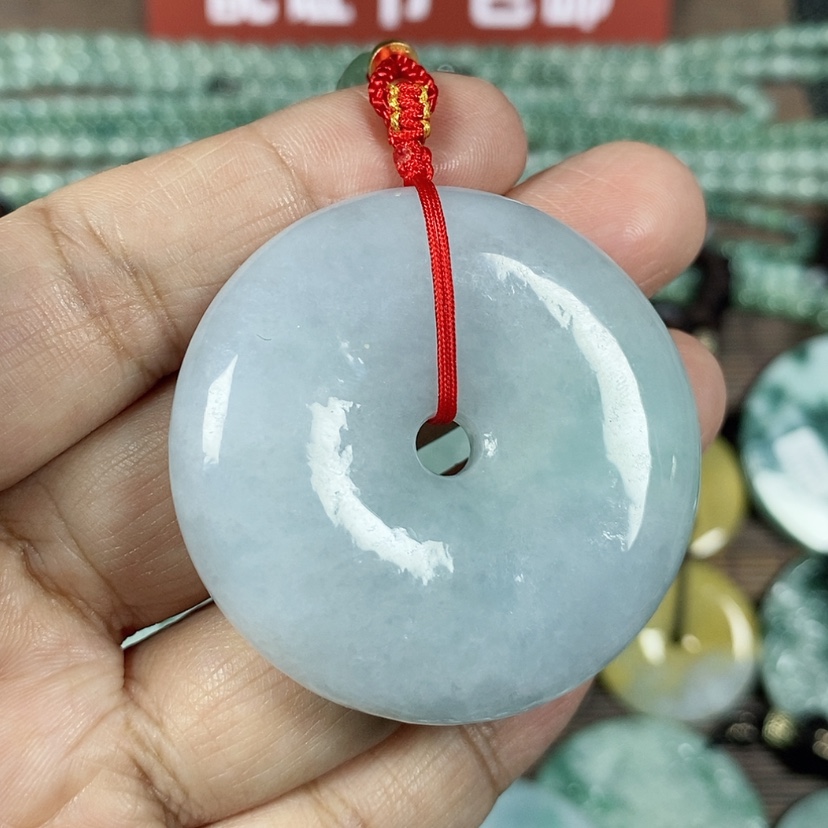 【闪购商品】翡翠颈饰未镶嵌玉吊坠翡翠玉面包扣