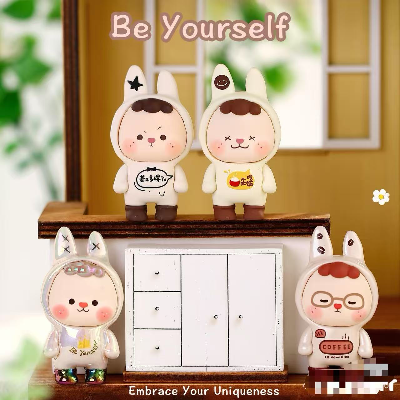 【嘉乐乐代拆】不二新品bonini出发吧萌粒盲盒摆件