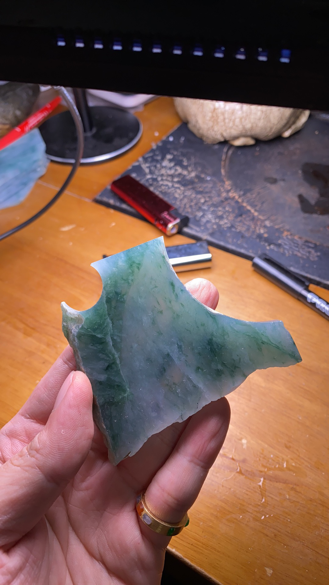 天然缅甸翡翠料子