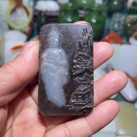 和田玉挂件未镶嵌