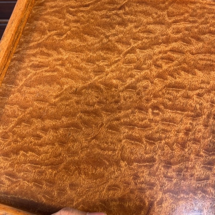 木缅甸花梨独板托盘