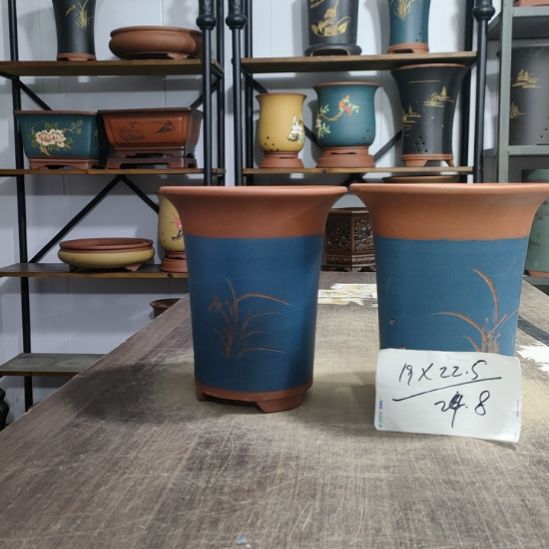 紫砂花盆库存尾货清仓