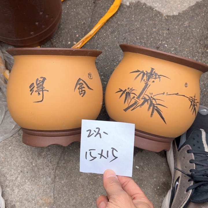 紫砂花盆特价清仓