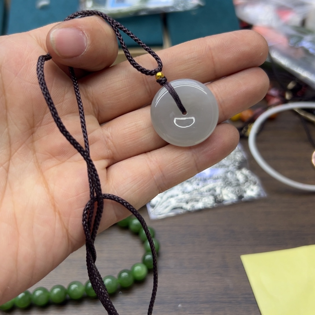 和田玉未镶嵌颈饰606