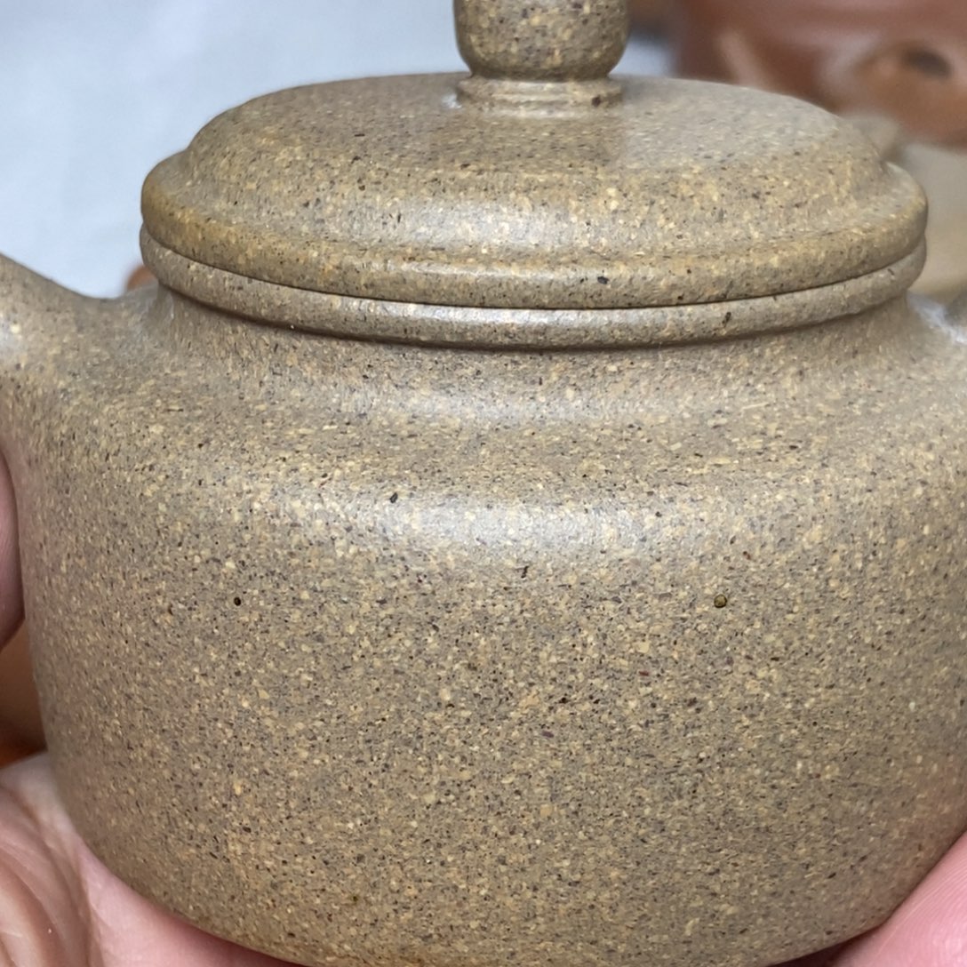 理***官紫砂茶壶青降零添加德中壶150 CC微瑕
