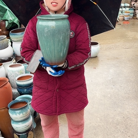 口20高30瑕疵盆子 