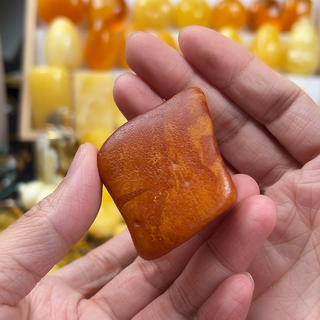 蜜蜡颈饰未镶嵌蜜蜡