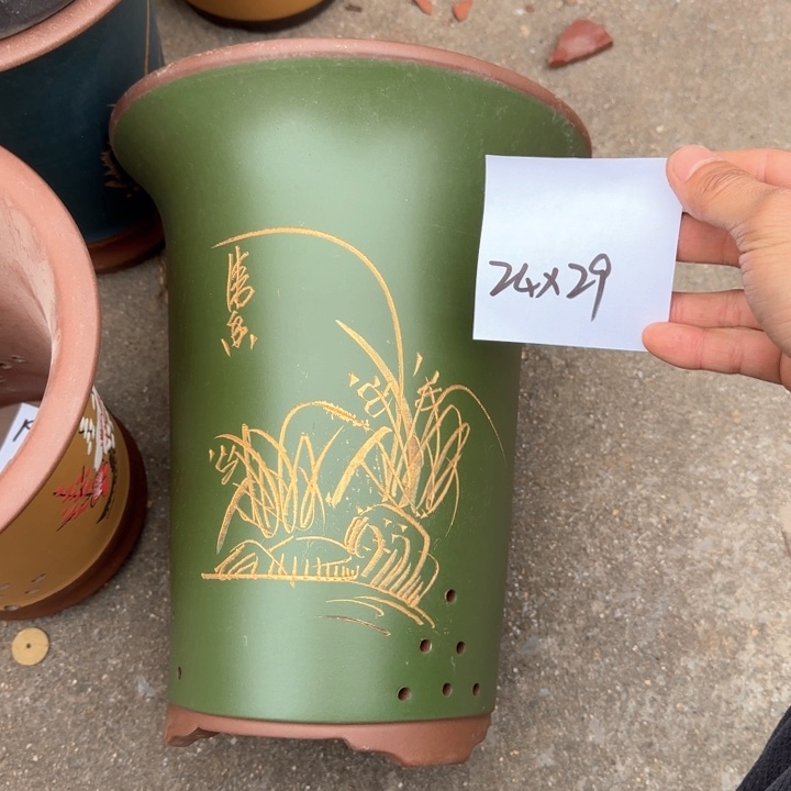 紫砂花盆特价清仓