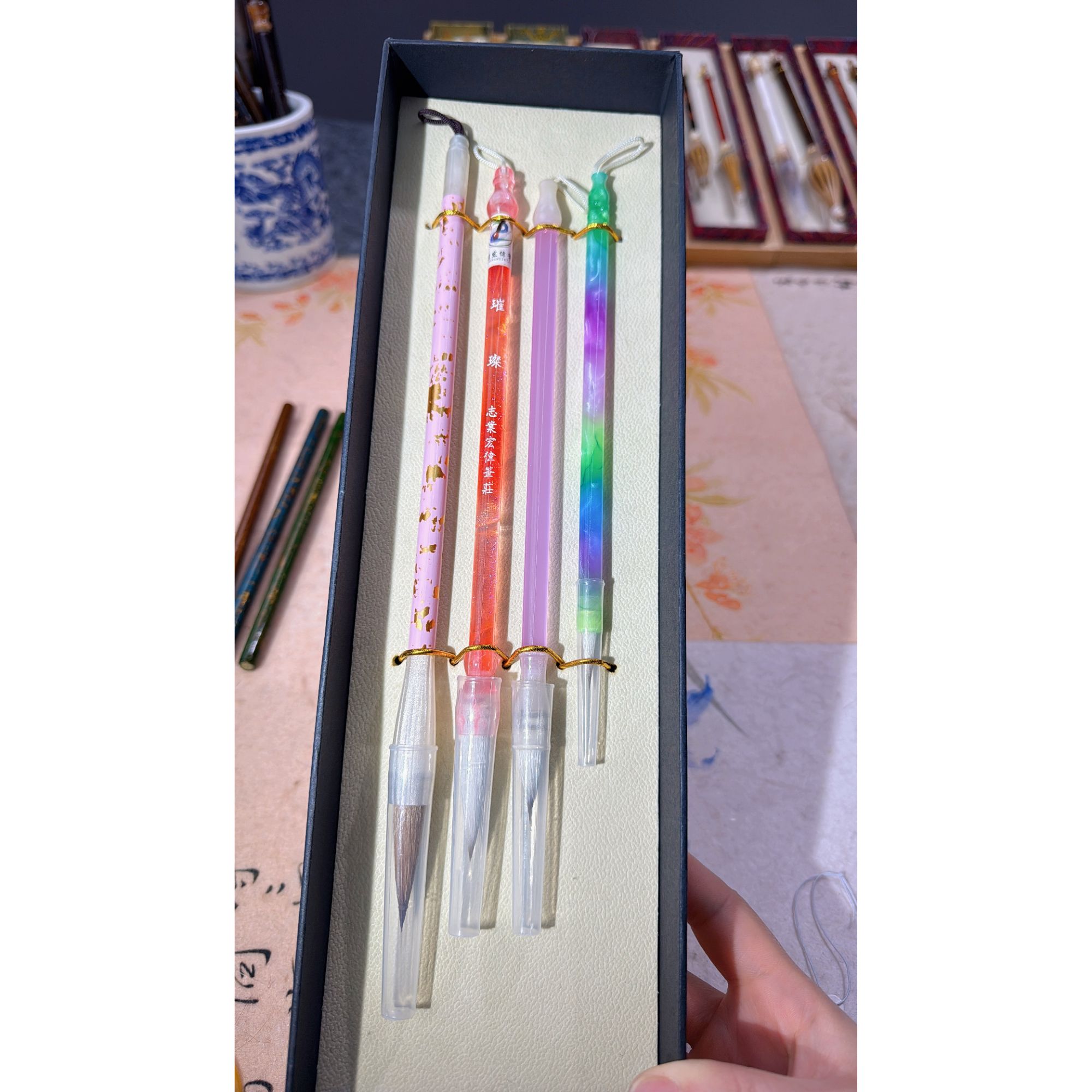 【志业宏伟笔庄】西气洋洋  4支组合装