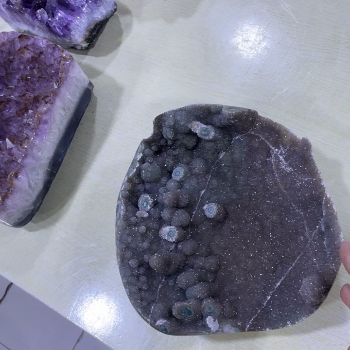 紫晶方解石未镶嵌