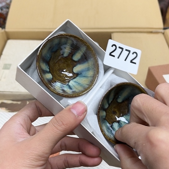 瓷片摆件工艺品瓷器摆件777 